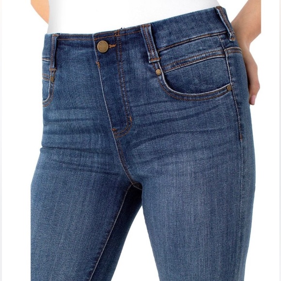 NWT Liverpool Los Angeles Womens Size 0/25 Gia Glider Slim Leg Jeans in Halifax - Picture 2 of 11